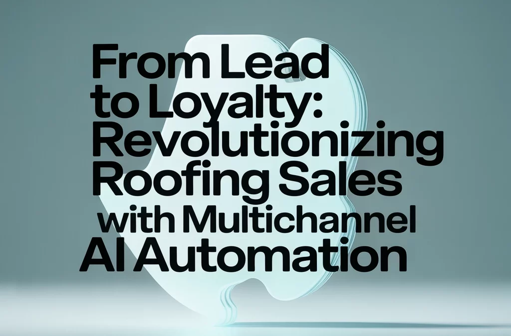 From Lead to Loyalty: Revolutionizing Roofing Sales with Multichannel AI Automation